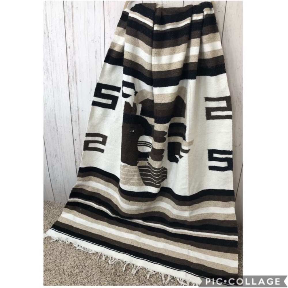 Handwoven Throw Blanket - Picture 4 of 5